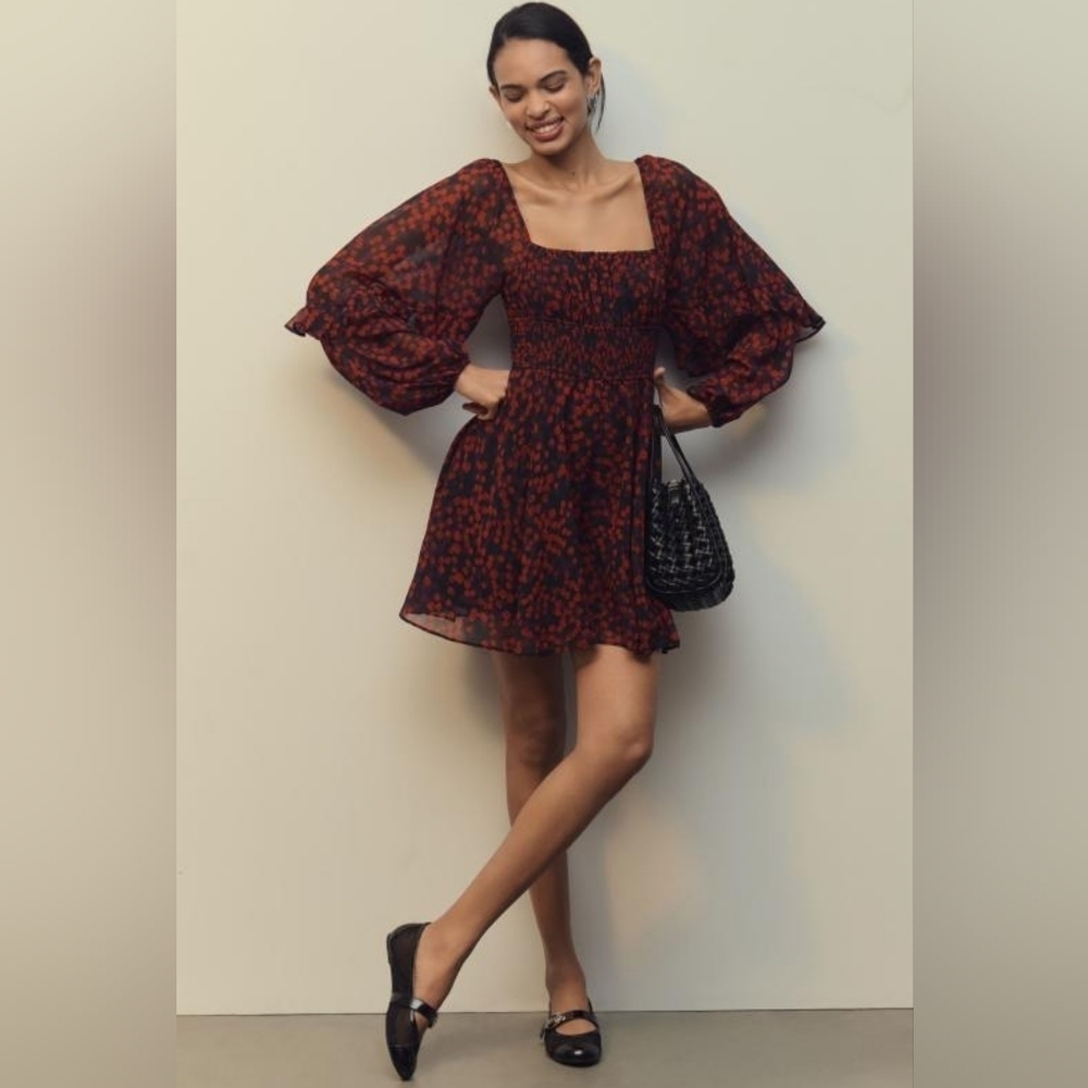 NWT Anthropologie Hutch Flounce Romper